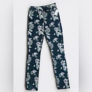 Juicy Couture Floral Print Skinny Jean Size 24